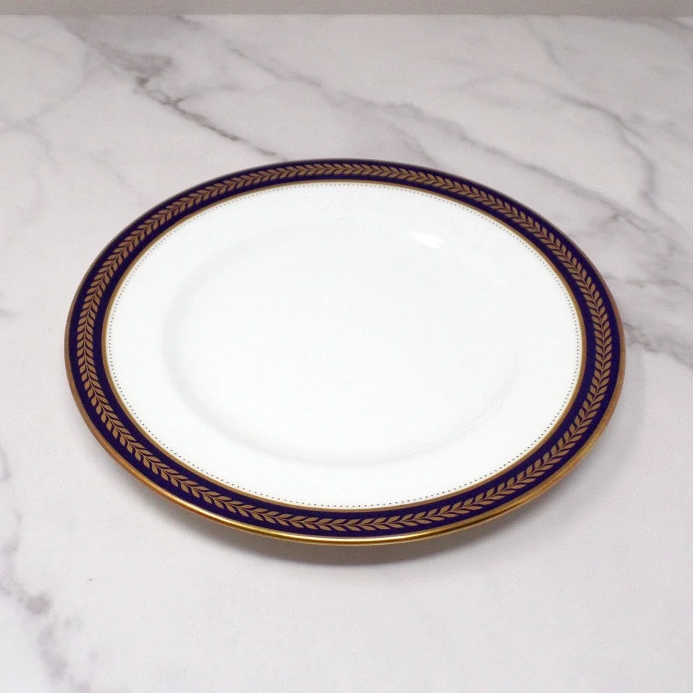 Vintage Coalport Bone China Blue Wheat 6 piece Place Setting (1972-93)
